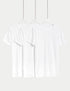 3pk Pure Cotton T-Shirt Vests